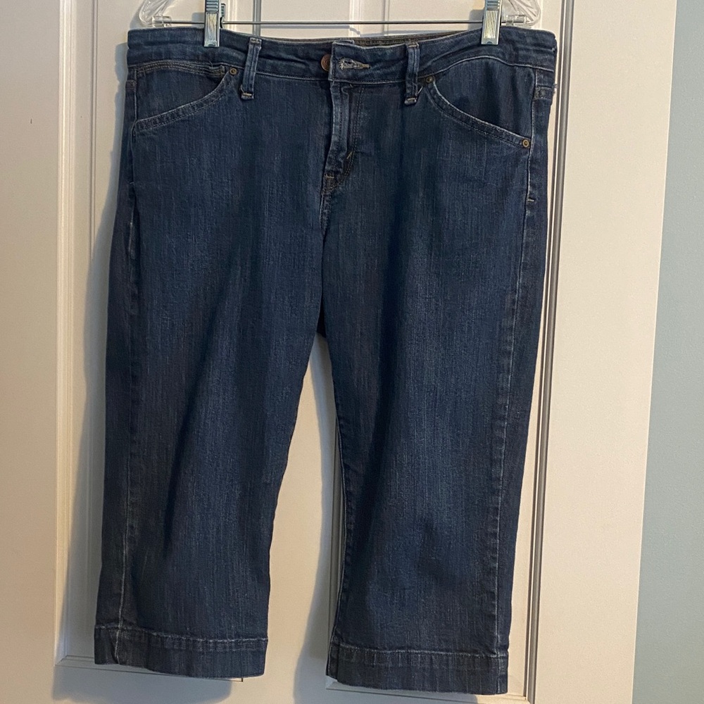 Denim capri pant